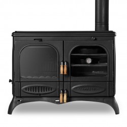 Döküm Fırınlı Şömine Kuzine Soba - Çift Kat Fırın Palmiye RA-65