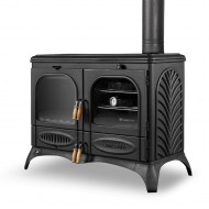 Döküm Fırınlı Şömine Kuzine Soba - Çift Kat Fırın Palmiye RA-65