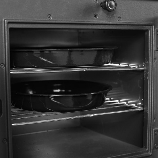 Döküm Fırınlı Şömine Kuzine Soba - Çift Kat Fırın Palmiye RA-65