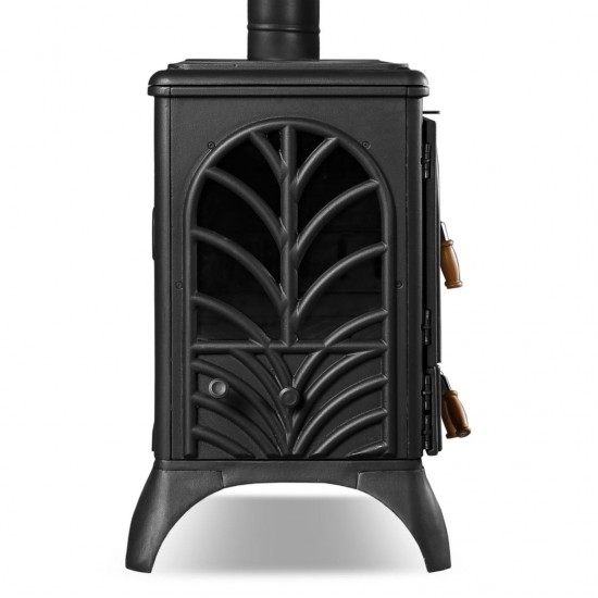 Döküm Fırınlı Şömine Kuzine Soba - Camlı Fırınlı Palmiye RA-66