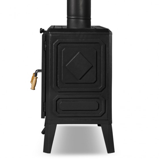 Döküm Fırınlı Şömine Kuzine Soba - Çift Kat Fırınlı TRUVA RA-61