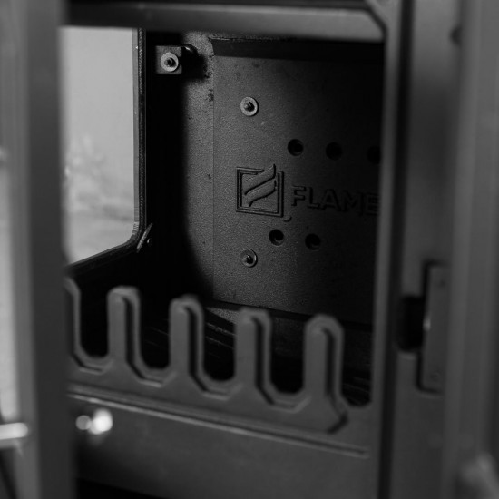 Döküm Fırınlı Şömine Kuzine Soba - Camlı Truva RA-62