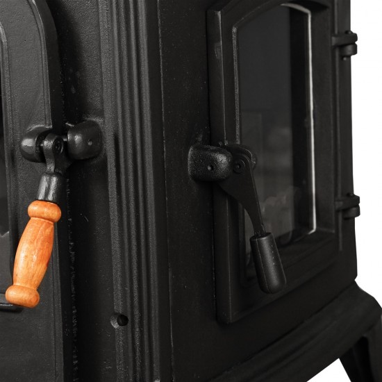 Döküm Şömine Soba - Camlı Odunluklu Altara RA-32YK-O