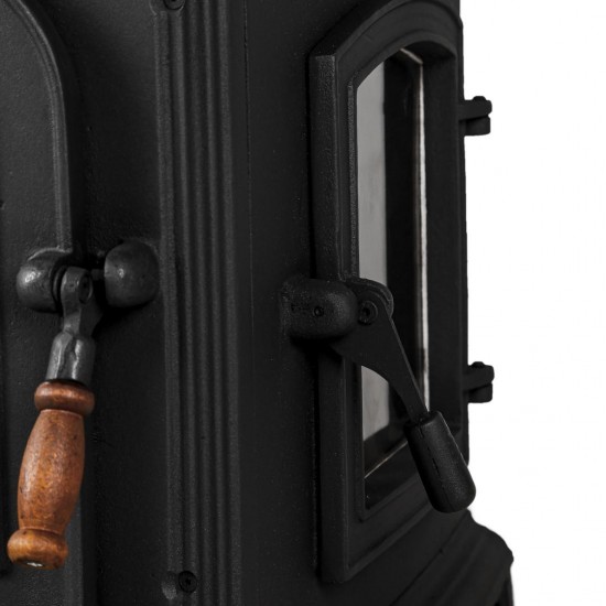 Döküm Şömine Soba Fırınlı - Camlı Yan Kapaklı Altara RA-34YK