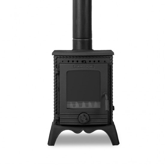 Döküm Mini Şömine Soba - Camlı Minör Mİni RA-52