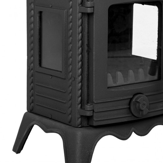 Döküm Mini Şömine Soba - Camlı Minör Mİni RA-52